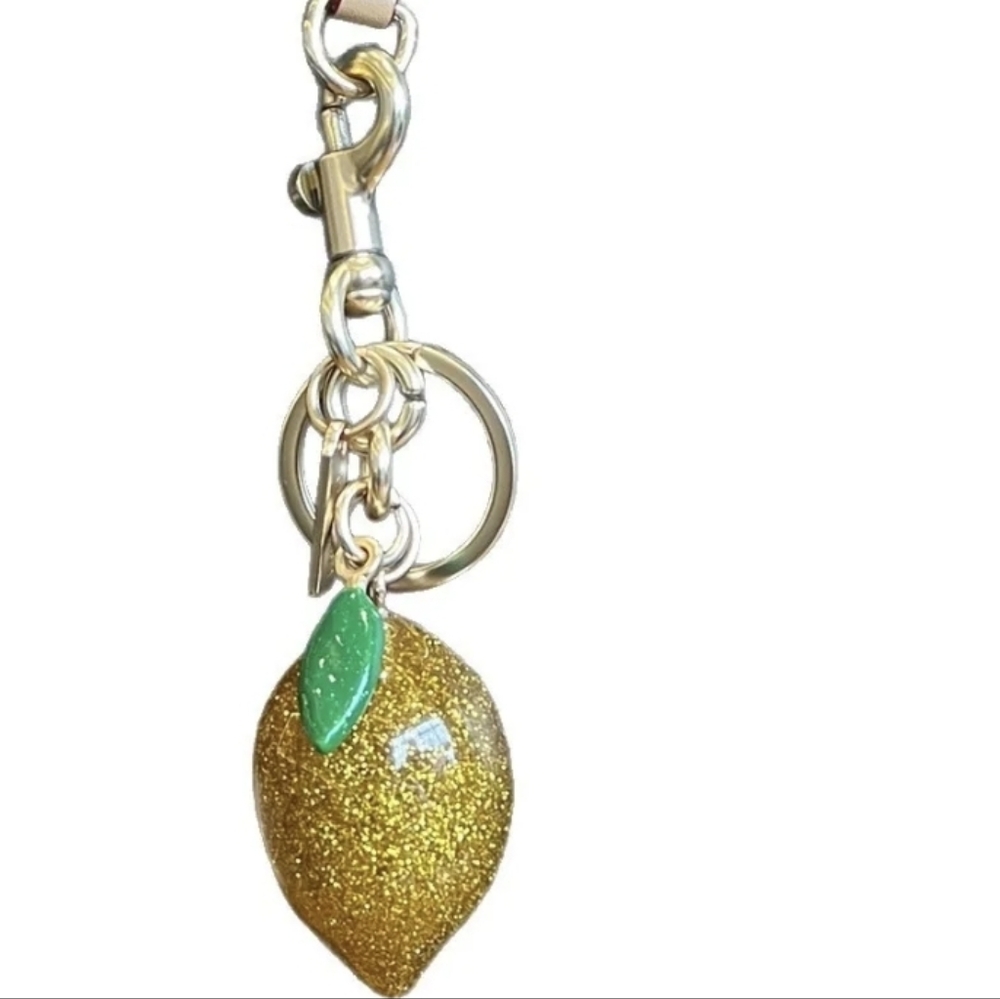 Lemon Bag Charm/ Keychain NEW - Picture 5 of 14